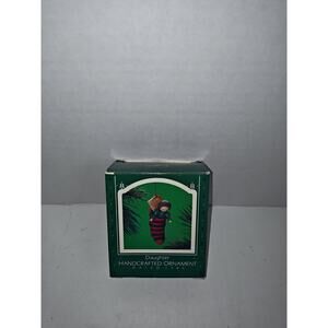Hallmark Keepsake Vintage Daughter Handcrafted Christmas Ornament Dated 1986